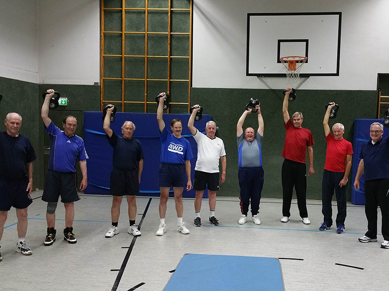 Volleyball Gymnastik Männer